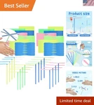 50SET Flying Toys Set, Propeller+ Rod,hand Helicopter, Party.... Fixed Price $25.45.