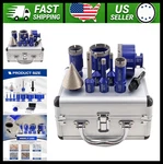 Shdiatool Diamond Core Drill Bit Set For Tile Marble Granite 10 Pieces. Fixed Price $172.99.