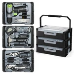 Workpro 43PC Cordless Lithium-ion Drill Driver And Toolbox 2.0AH Power Set. Fixed Price $63.99.
