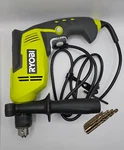 Ryobi 5/8IN Vsr Hammer Drill Corded Electric W/ 6 Pc Cobalt Bit Set *tested*. Fixed Price $49.95.