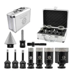 Diamond Core Drill Bit Set - Focstol 10PCS (6/6/8/19/25/35/51MM+10MM Finger B.... Fixed Price $129.20.