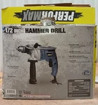 Performax 7-AMP Corded 1/2" Hammer Drill Model 241-0977 Used In Box. Fixed Price $35.00.