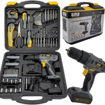 Litheli 20V Cordless Drill Driver Kit 1300MA Battery 77 Pieces Power Set. Fixed Price $68.99.