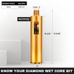 Kseibi 619102 Wet Concrete Core Drill Bit, 4-INCH Diameter For. Fixed Price $47.42.