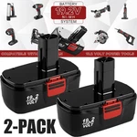 2PACK For Craftsman 19.2 Volt 11375 Battery C3 Diehard 130279005 11376 130279003. Fixed Price $34.00.