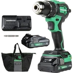 Metabo Hpt 18V Multivolt Cordless Brushless Hammer Drill Kit, Compact Power D.... Fixed Price $263.42.