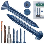 200PCS Concrete Screws Anchors With Drill Bit, 3/16" 1/4" Hex & Flat Head Con.... Fixed Price $30.46.