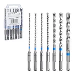 Toolant Masonry Drill Bit,sds Plus Rotary Hammer Bits Set Assorted 7PC. Fixed Price $28.99.
