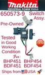 Makita Pre-owned 650573-9 Oem Switch Assy+ F/r Lever For BHP451 BHP454 BDF451 T1. Fixed Price $34.95.