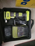 Ryobi JG001 Cordless 12V Auto Hammer - Tool, Charger, Case, Battery Defective. Fixed Price $75.00.
