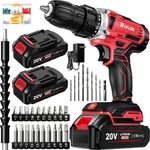 20V Cordless Drill Set Electric Power Drivers. Fixed Price $43.75.