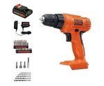 Black+decker LD120VA Max Powerconnect Cordless Drill With Bits. Fixed Price $54.99.