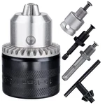 1.5-13MM Keyed Drill Chuck Adapter Kit 1/2"-20UNF With Sds-plus Shank 1/4" He.... Fixed Price $43.96.