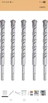 Grixlen Pk 5/8 6.3" (16 X160MM) Sds Plus Rotary Hammer Drill Bit. Fixed Price $15.78.