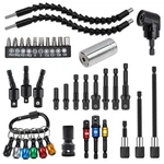 Drill Bit Extension 38PCS Flexible 105 Right Angle Holder Kit Filww Socket. Fixed Price $51.99.