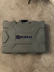 Kobalt Pneumatic Air Kit Impact Driver Hammer, Rotary- Missing Tools. Fixed Price $40.00.