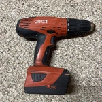 Hilti Sfh 18-A 18V 1/2" Hammer Drill Driver, Battery 2.6 Ah. Fixed Price $56.99.