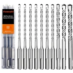 Keewaki Sds Plus Rotary Hammer Drill Bit Set 10-PIECE Includes 5/32" To 1/2". Fixed Price $35.91.