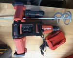 Hilti Charger W/ Mixing Paddle Attachment (mpn 4-22). Fixed Price $600.00.