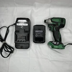 Hitachi Metabo WH18DBDL2 18V Impact Driver W/ Battery And Charger Works Great. Fixed Price $67.00.