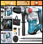 Eneacro Sds-max Rotary Hammer Drill 3-FUNCTION With Chisel And Tool Bag. Fixed Price $220.99.