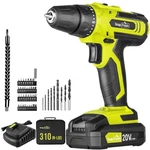 Snapfresh 20V Cordless Drill Set, 3/8" Power With Variable Speed, 21+.... Fixed Price $90.71.