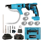 21V Cordless Drywall Gun And Electric Screwdriver 2-IN-1 Self-feeding.... Fixed Price $175.00.