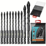 Concrete Drill Set 10PCS, Masonry For Brick, Glass, Plastic An.... Fixed Price $22.51.