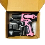 Fastpro Pink 12V Cordless Lithium-ion Drill/driver Set. Fixed Price $37.50.