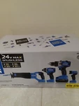 Kobalt Klc 4024A-03 24V Lithium-ion Brushless Motor Combo Kit. Fixed Price $249.00.