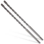 Sds-plus Rotary Hammer Drill Bit, Carbide Tip 4-CUTTER 1/2X12"(2PCS). Fixed Price $23.42.