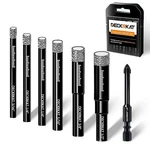 Deckrkat 7-PIECE Dry Diamond Drill Bits & Pack (with Carbide). Fixed Price $21.66.