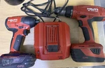 Hilti Sf 10W-A22 Cordless Drill 5.2AH + 2.6 Battery, Sid 4-A22 Impact Wrench. Fixed Price $399.99.