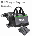 Flex FX1251-2A 24V Brushless Cordless 1/2" 2-SPEED Hammer , 750 In-lbs. Fixed Price $85.00.
