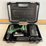 Hitachi DS18DGL 18V Cordless Drill Driver W/ 2 Lithium-ion Batterys & Charge. Fixed Price $77.00.