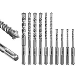 Sali 10PCS Sds Plus Rotary Hammer Drill Bit Set Concrete Kit Cross-.... Fixed Price $23.84.